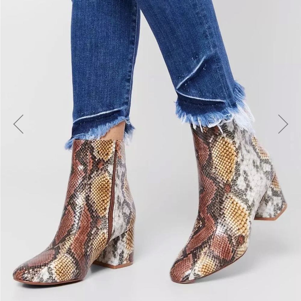 Chinese Laundry Davinna Faux Snakeskin Ankle Boot